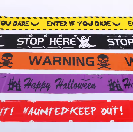 Plastic Skull Head Warning Tape